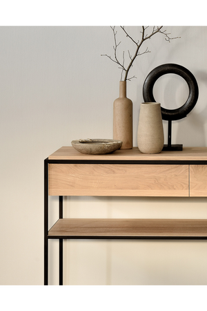   Rectangular 2-Drawer Console Table | Oroa.com