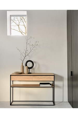   Rectangular 2-Drawer Console Table | Oroa.com