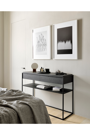  Rectangular 2-Drawer Console Table | Oroa.com