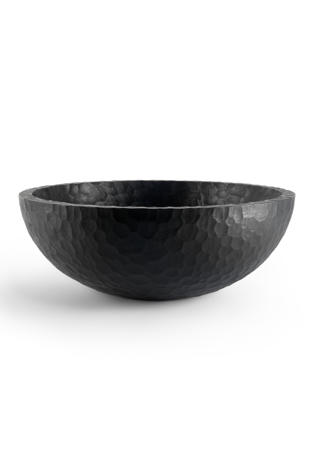  Varnished Mahogany Carved Bowl XL | Oroa.com