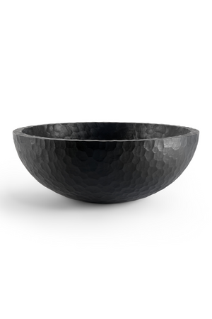   Varnished Mahogany Carved Bowl XL | Oroa.com