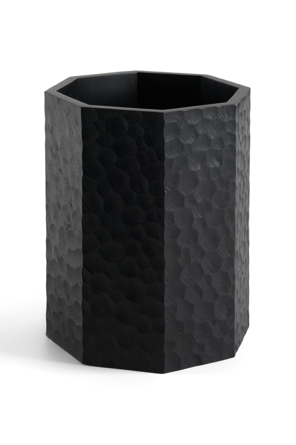   Varnished Mahogany Paper Basket | Oroa.com
