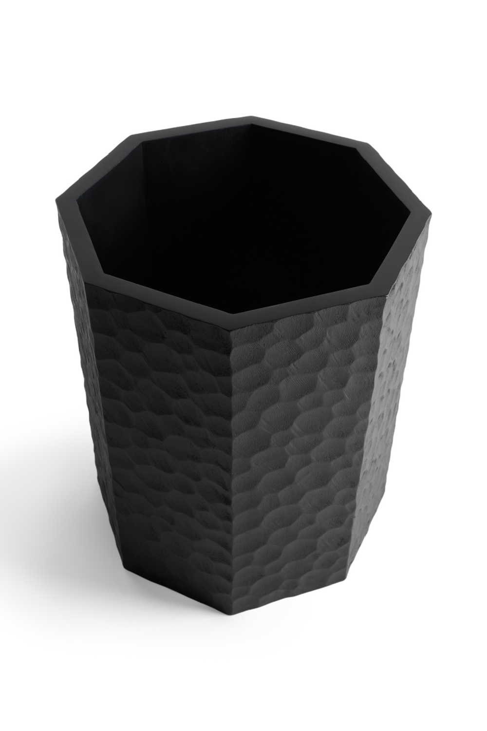  Varnished Mahogany Paper Basket | Oroa.com