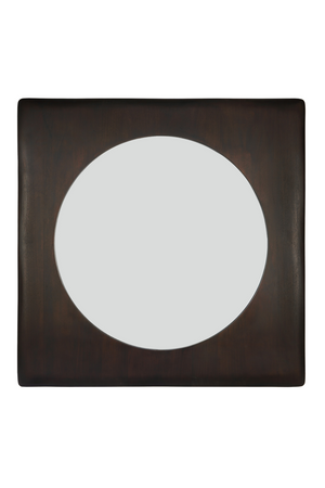   Varnished Mahogany Wall Mirror | Oroa.com