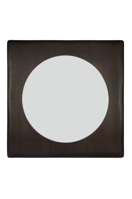   Varnished Mahogany Wall Mirror | Oroa.com