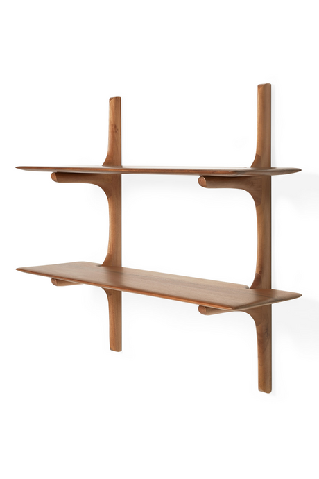   Varnished Mahogany Wall Shelf | Oroa.com