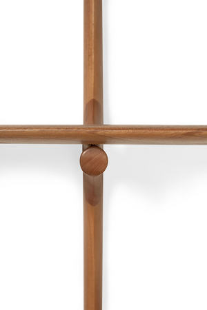   Varnished Mahogany Wall Shelf | Oroa.com