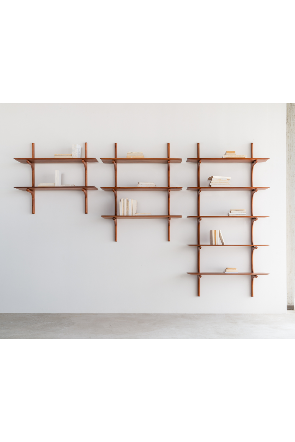   Varnished Mahogany Wall Shelf | Oroa.com