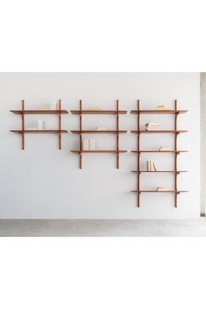   Varnished Mahogany Wall Shelf | Oroa.com