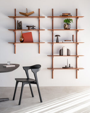   Varnished Mahogany Wall Shelf | Oroa.com