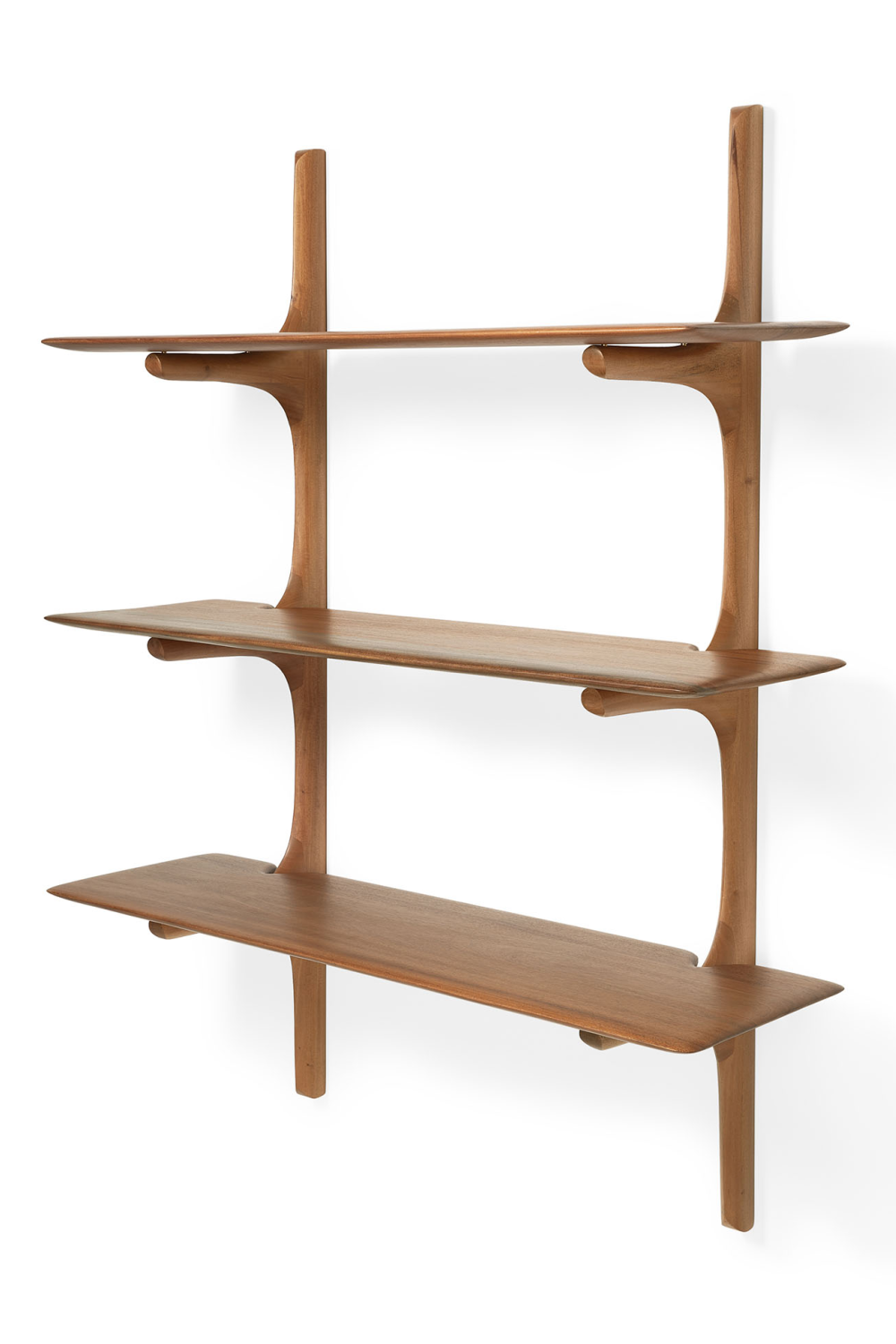   Varnished Mahogany Wall Shelf | Oroa.com