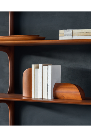   Varnished Mahogany Wall Shelf | Oroa.com
