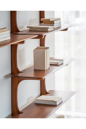   Varnished Mahogany Wall Shelf | Oroa.com