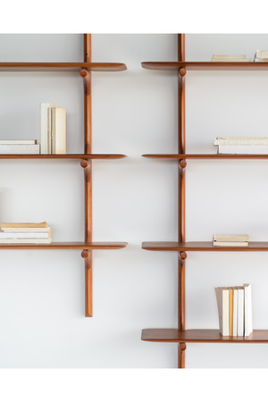   Varnished Mahogany Wall Shelf | Oroa.com