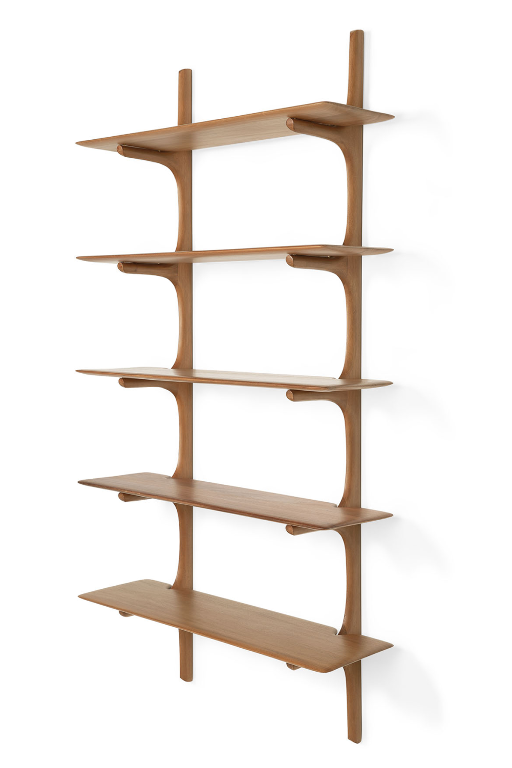   Varnished Mahogany Wall Shelf | Oroa.com