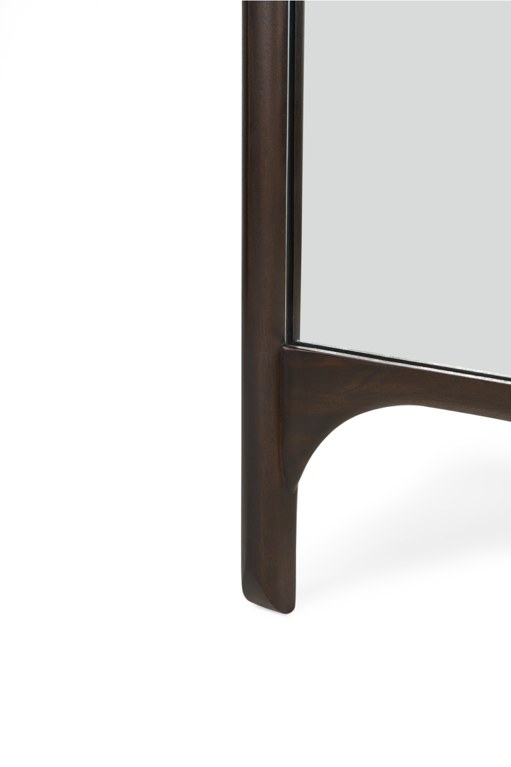   Brown Mahogany Floor Mirror | Oroa.com