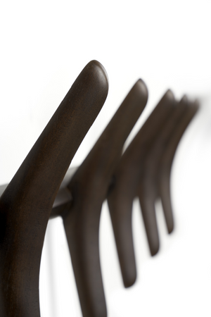   Mahogany Wall Coat Rack | Oroa.com