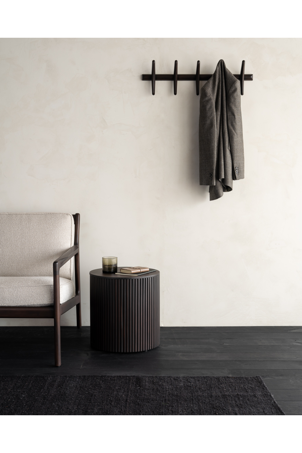   Mahogany Wall Coat Rack | Oroa.com