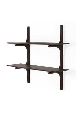   Brown Mahogany Wall Shelf | Oroa.com