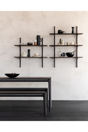   Brown Mahogany Wall Shelf | Oroa.com