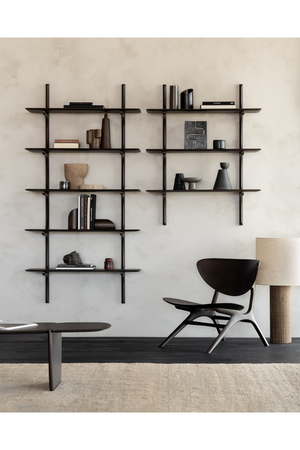   Brown Mahogany Wall Shelf | Oroa.com