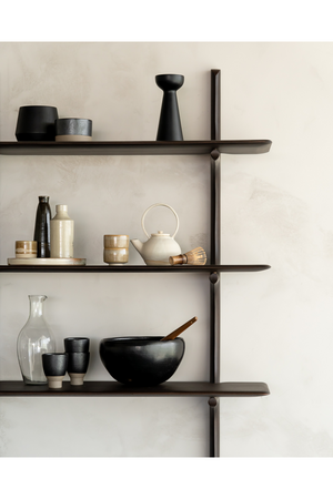   Brown Mahogany Wall Shelf | Oroa.com