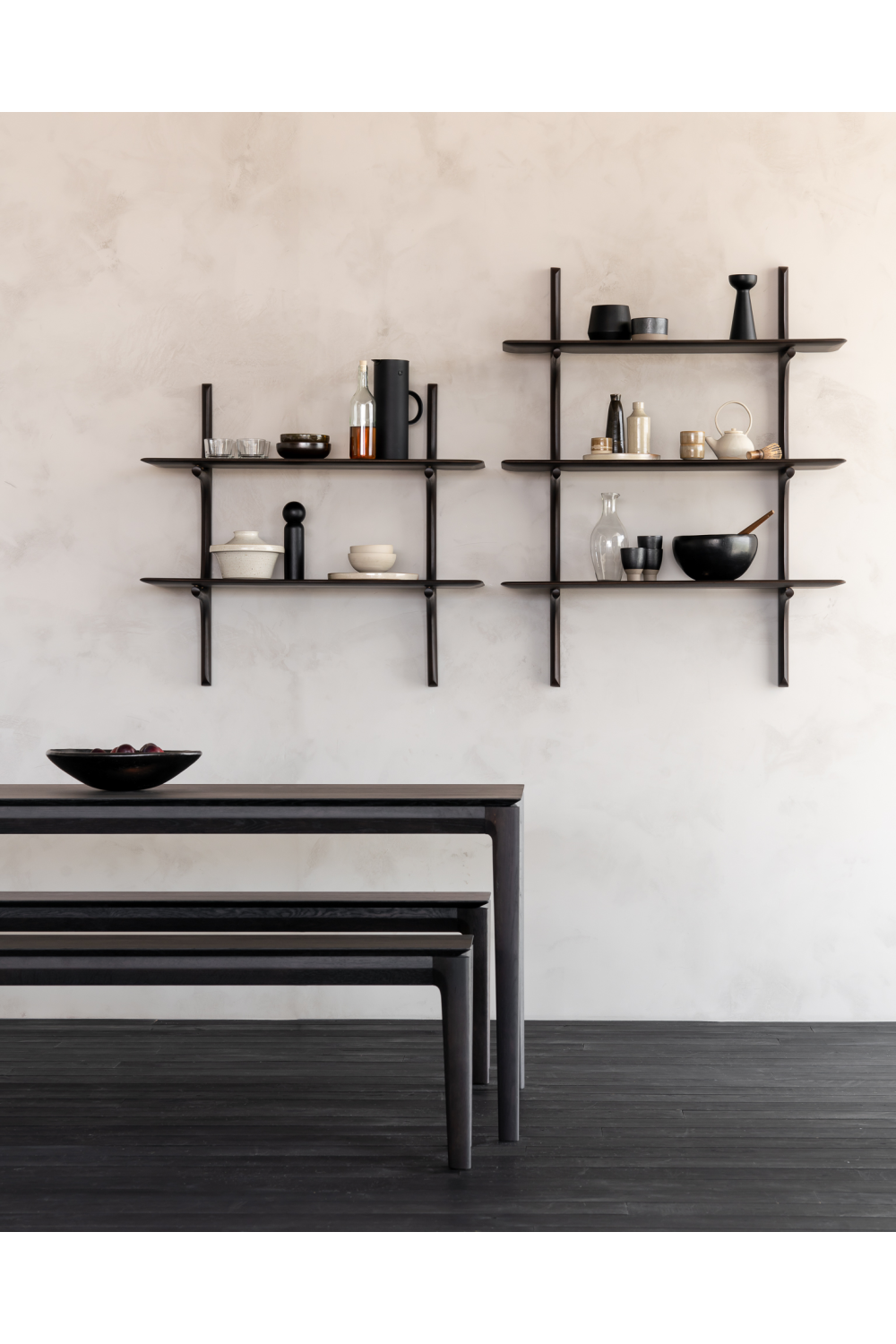   Brown Mahogany Wall Shelf | Oroa.com
