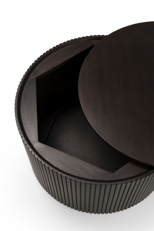   Brown Mahogany Storage Side Table | Oroa.com
