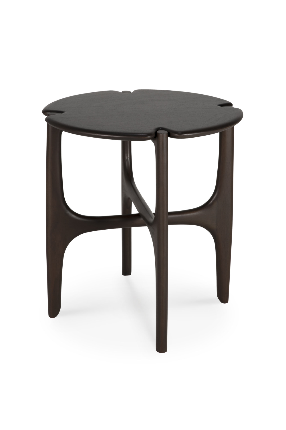   Varnished Round Side Table | Oroa.com