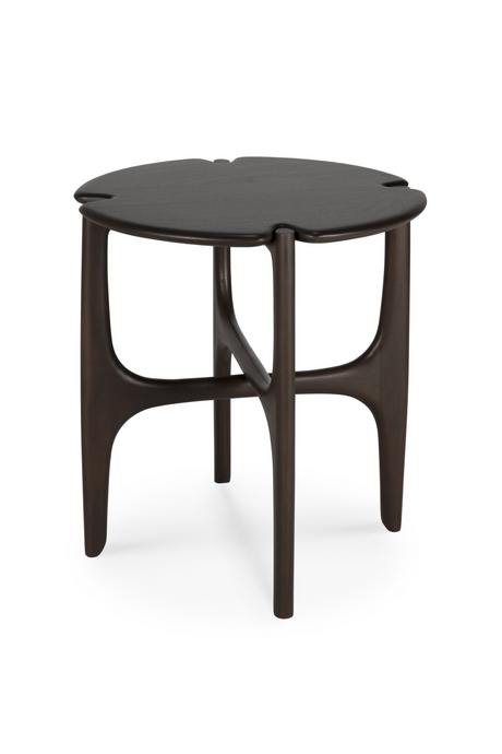   Varnished Round Side Table | Oroa.com