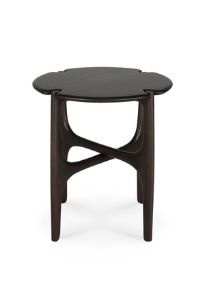   Varnished Round Side Table | Oroa.com
