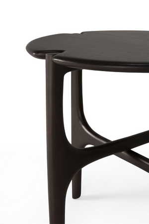   Varnished Round Side Table | Oroa.com