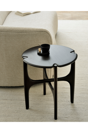   Varnished Round Side Table | Oroa.com