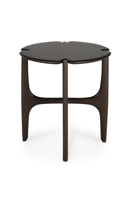   Varnished Round Side Table | Oroa.com