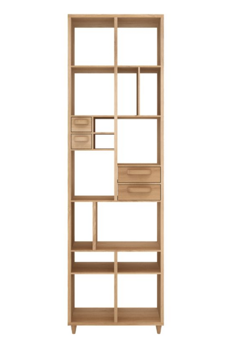   Oak Bookcase With Drawers | Oroa.com