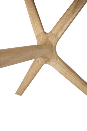   Cross Leg Oak Dining Table | Oroa.com
