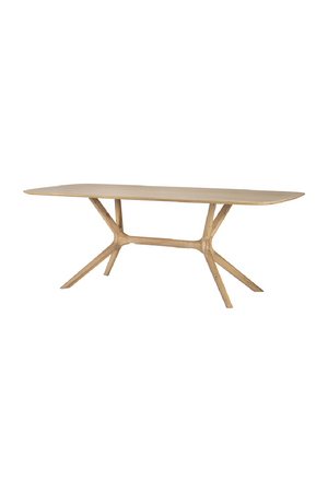   Cross Leg Oak Dining Table | Oroa.com