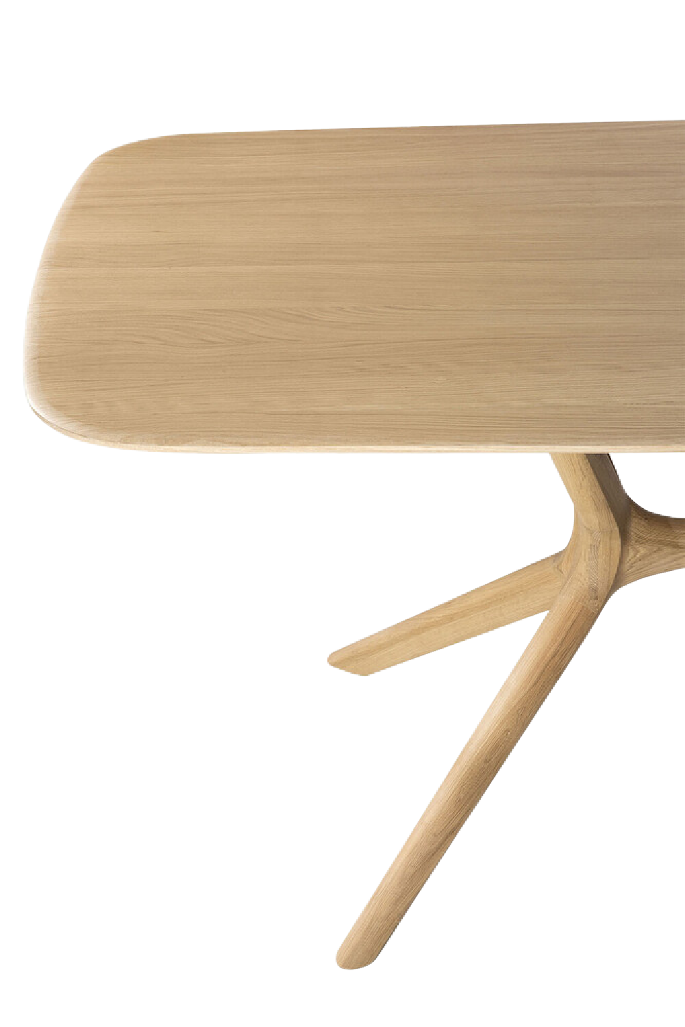   Cross Leg Oak Dining Table | Oroa.com