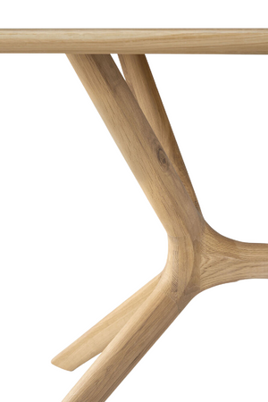  Cross Leg Oak Dining Table | Oroa.com