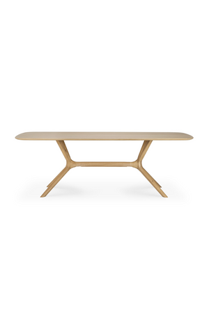   Cross Leg Oak Dining Table | Oroa.com