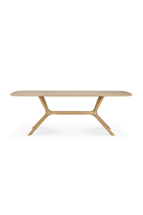   Cross Leg Oak Dining Table | Oroa.com