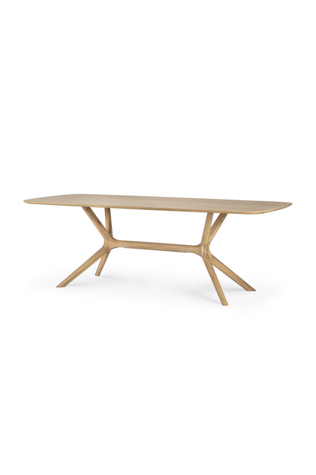   Cross Leg Oak Dining Table | Oroa.com