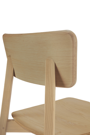   Oak Minimalist Dining Chair | Oroa.com