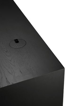   Black Oak Minimalist Desk | Oroa.com