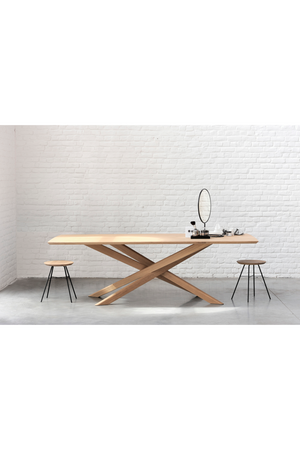  Rectangular Oak Dining Table | Oroa.com