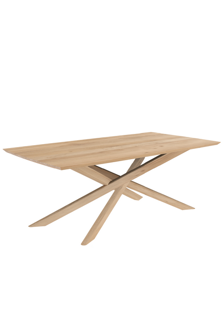   Rectangular Oak Dining Table | Oroa.com