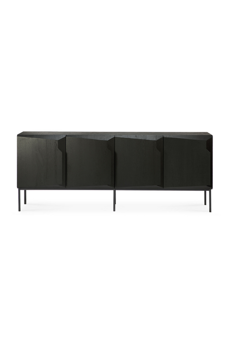   Black Oak Modern Sideboard | Oroa.com