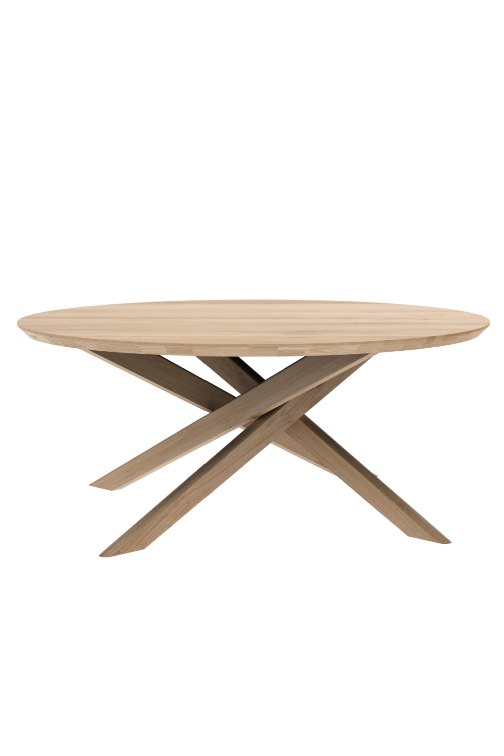   Oak Cross Leg Coffee Table | Oroa.com