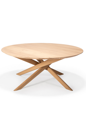   Oak Cross Leg Coffee Table | Oroa.com