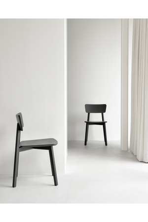   Oak Minimalist Dining Chair | Oroa.com